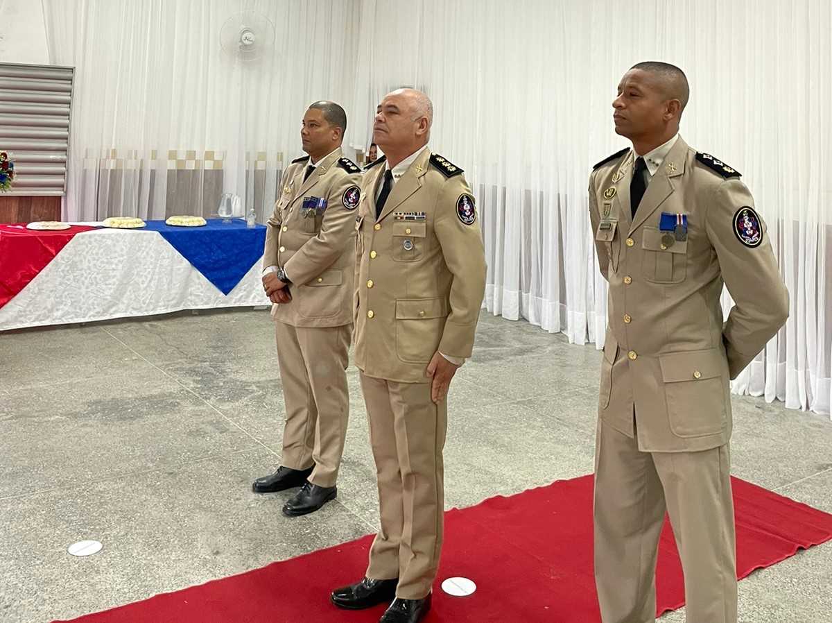 Camacã: Prefeito Paulo do Gás participa de solenidade da troca de comando da Polícia Militar
